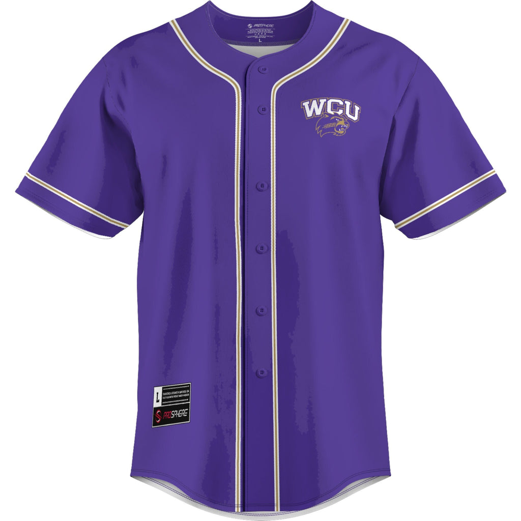 Western Carolina Catamounts Lightweight Baseball Jersey - Purple