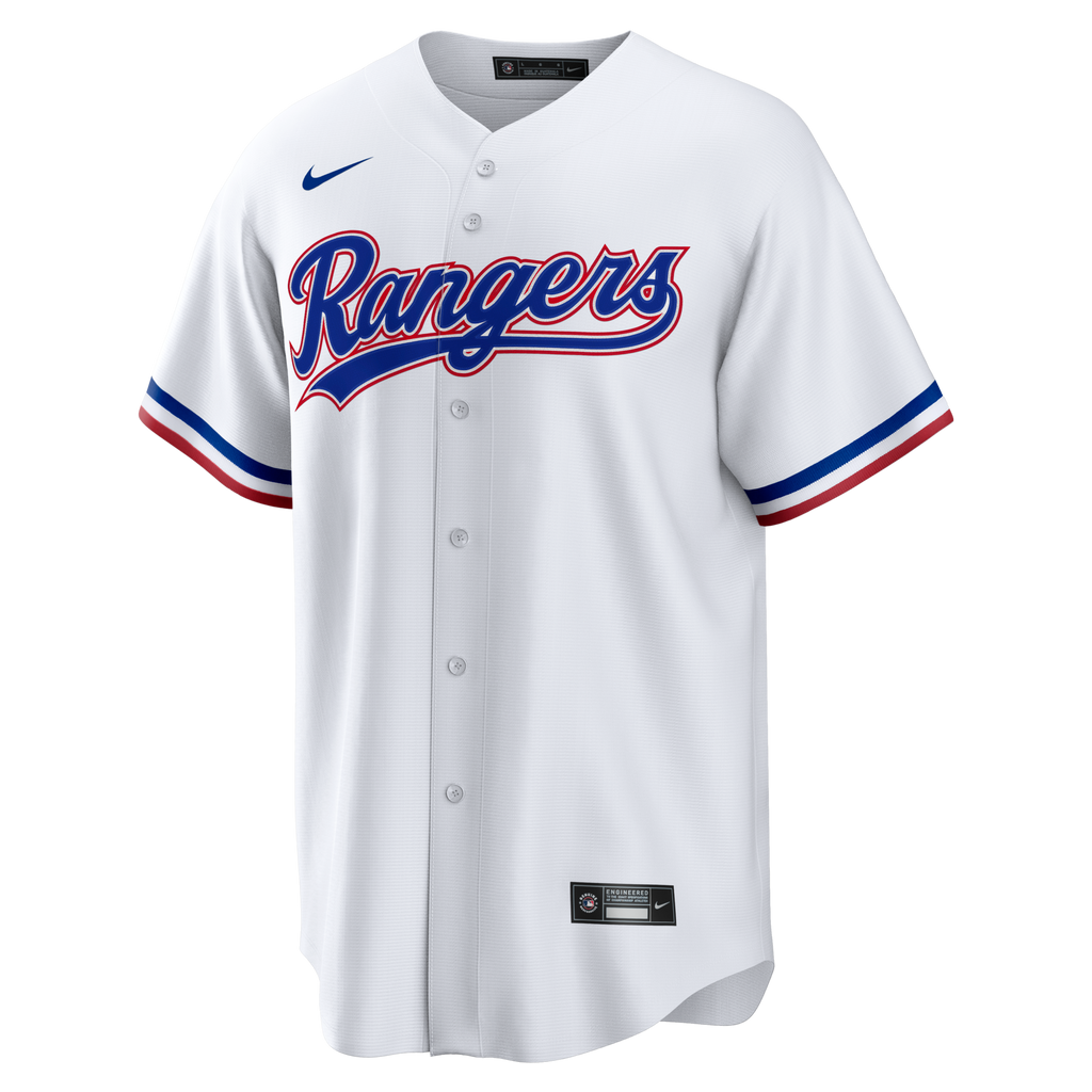 Texas Rangers Ivan Rodriguez White Home Retired Player Replica Baseball Jersey