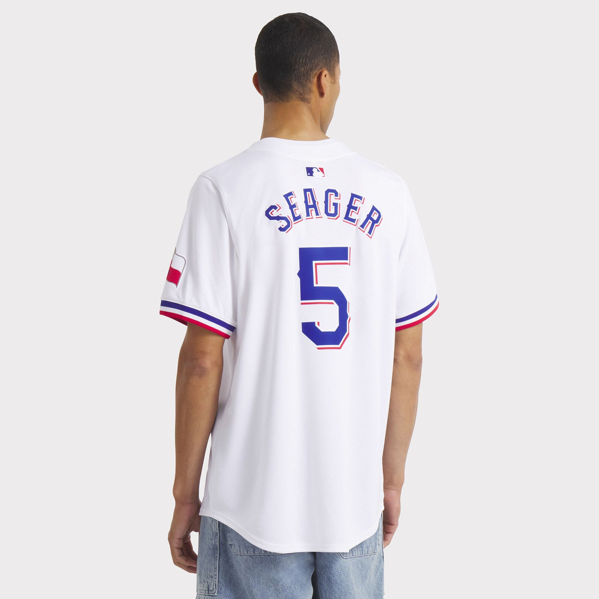 Texas Rangers Corey Seager White Home Limited Player Baseball Jersey
