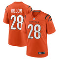 Cincinnati Bengals Corey Dillon Orange Retired Player Alternate Game Football Jersey