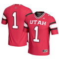 #1 Utah Utes Football Jersey - Cardinal