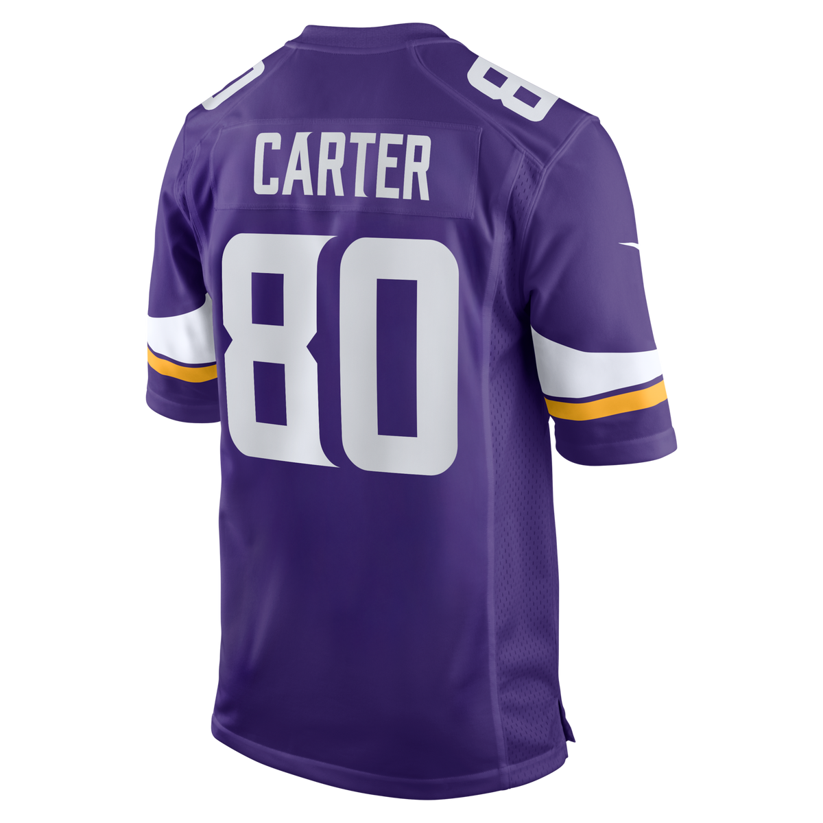 Minnesota Vikings Cris Carter Purple Game Retired Player Football Jersey