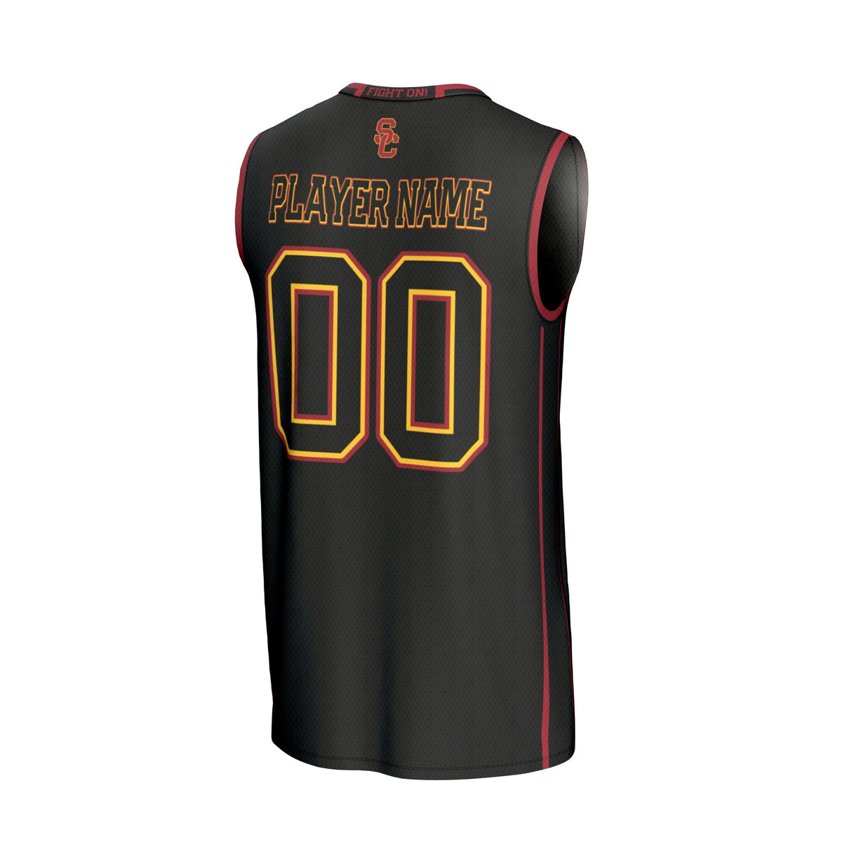 USC Trojans Lightweight Collegiate Basketball NIL Pick-A-Player Fashion Jersey - Black