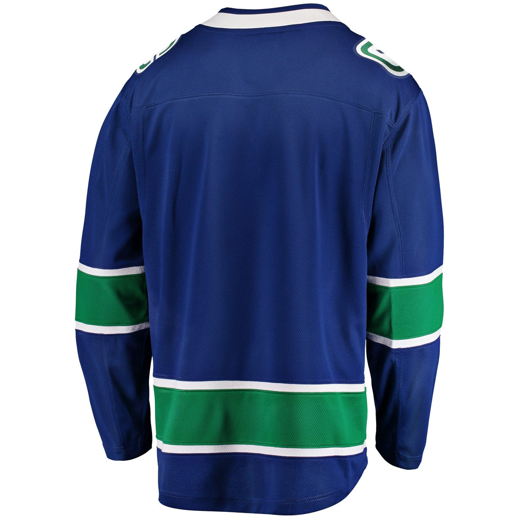 Vancouver Canucks Blue Home Team Breakaway Hockey Jersey