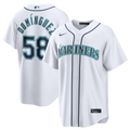Seattle Mariners Seranthony Domínguez White Home Replica Baseball Jersey