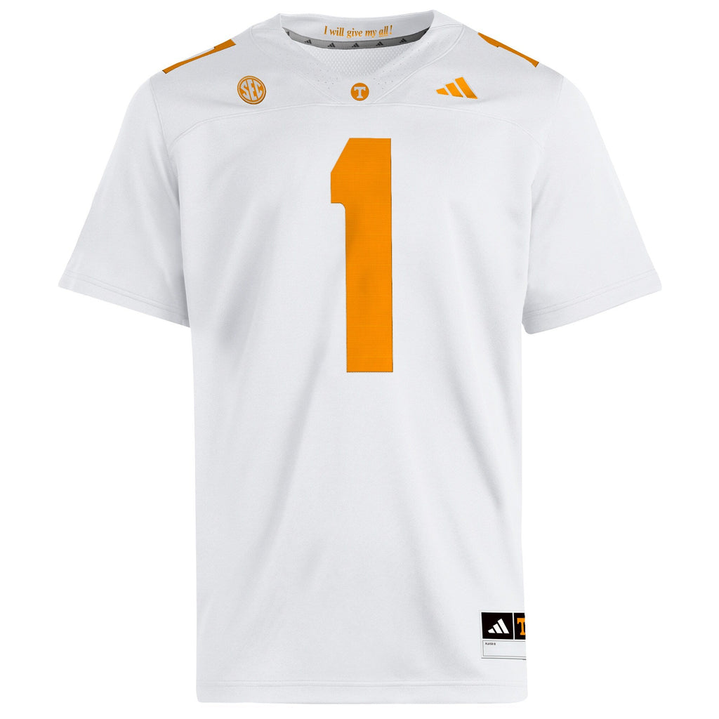 White Tennessee Volunteers Away Premier Jersey
