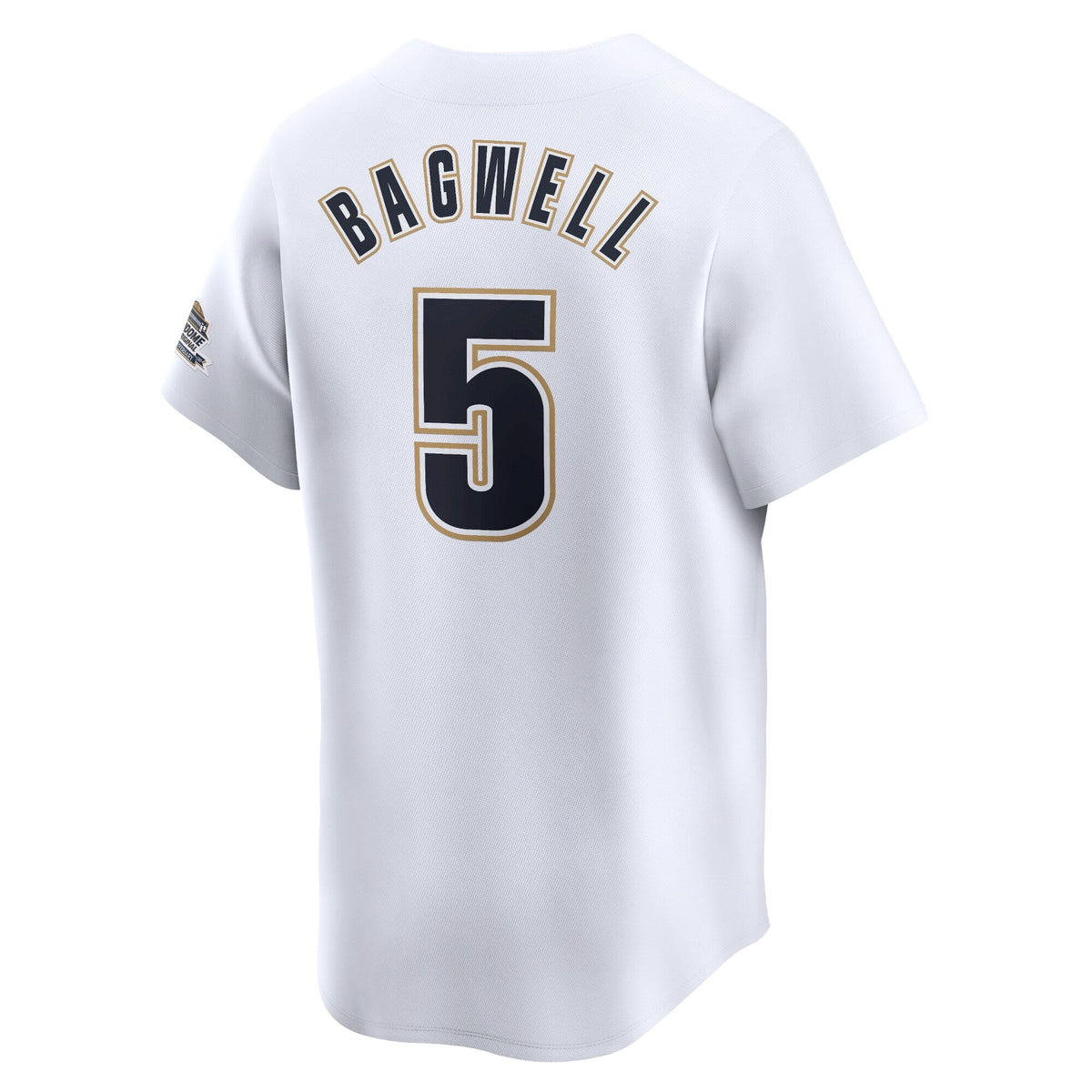 Houston Astros Jeff Bagwell White Throwback Cooperstown Collection Limited Baseball Jersey