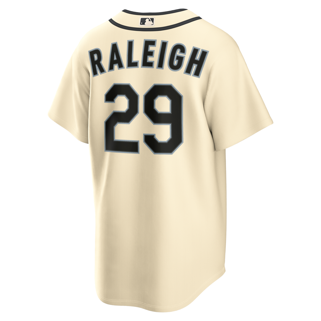 Seattle Mariners Cal Raleigh Cream Alternate Replica Baseball Jersey