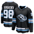 Utah Mammoth Mikhail Sergachev Black Home Breakaway Player Hockey Jersey - Style 203144647