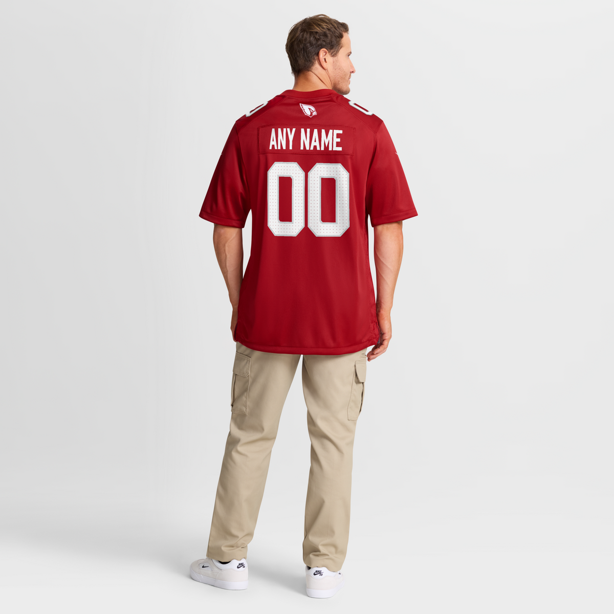 Arizona Cardinals Cardinal Custom Game Football Jersey