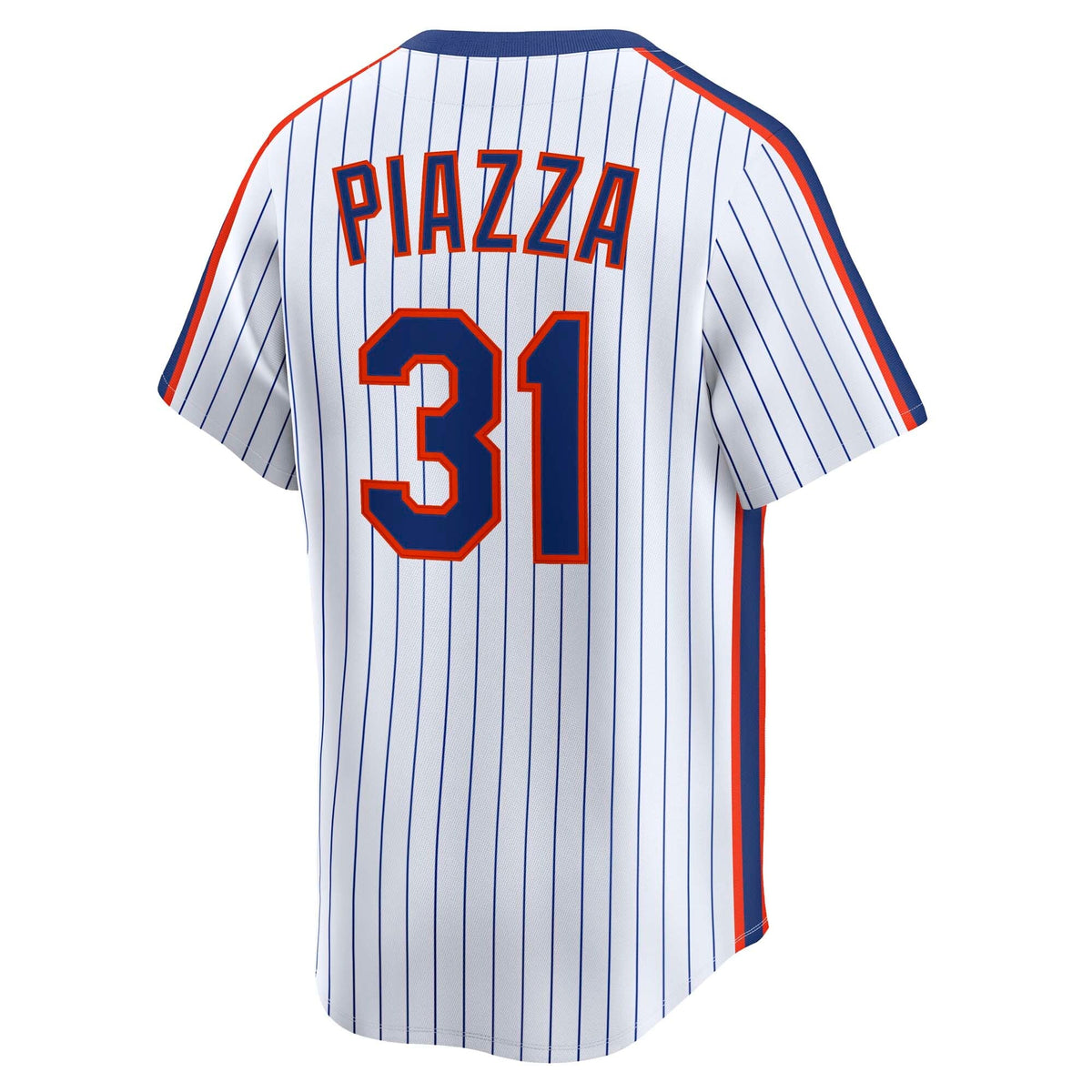 New York Mets Mike Piazza White Throwback Cooperstown Collection Limited Baseball Jersey