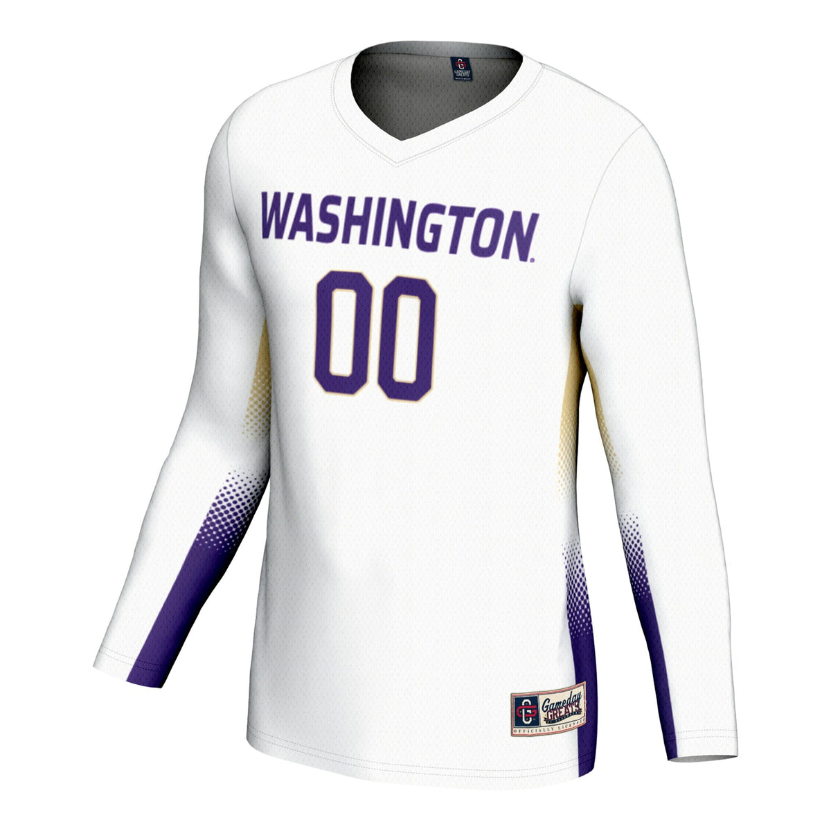 Washington Huskies NIL Lightweight Volleyball Jersey - White