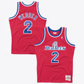 Washington Bullets Chris Webber 1994 Swingman Road Jersey - Scarlet