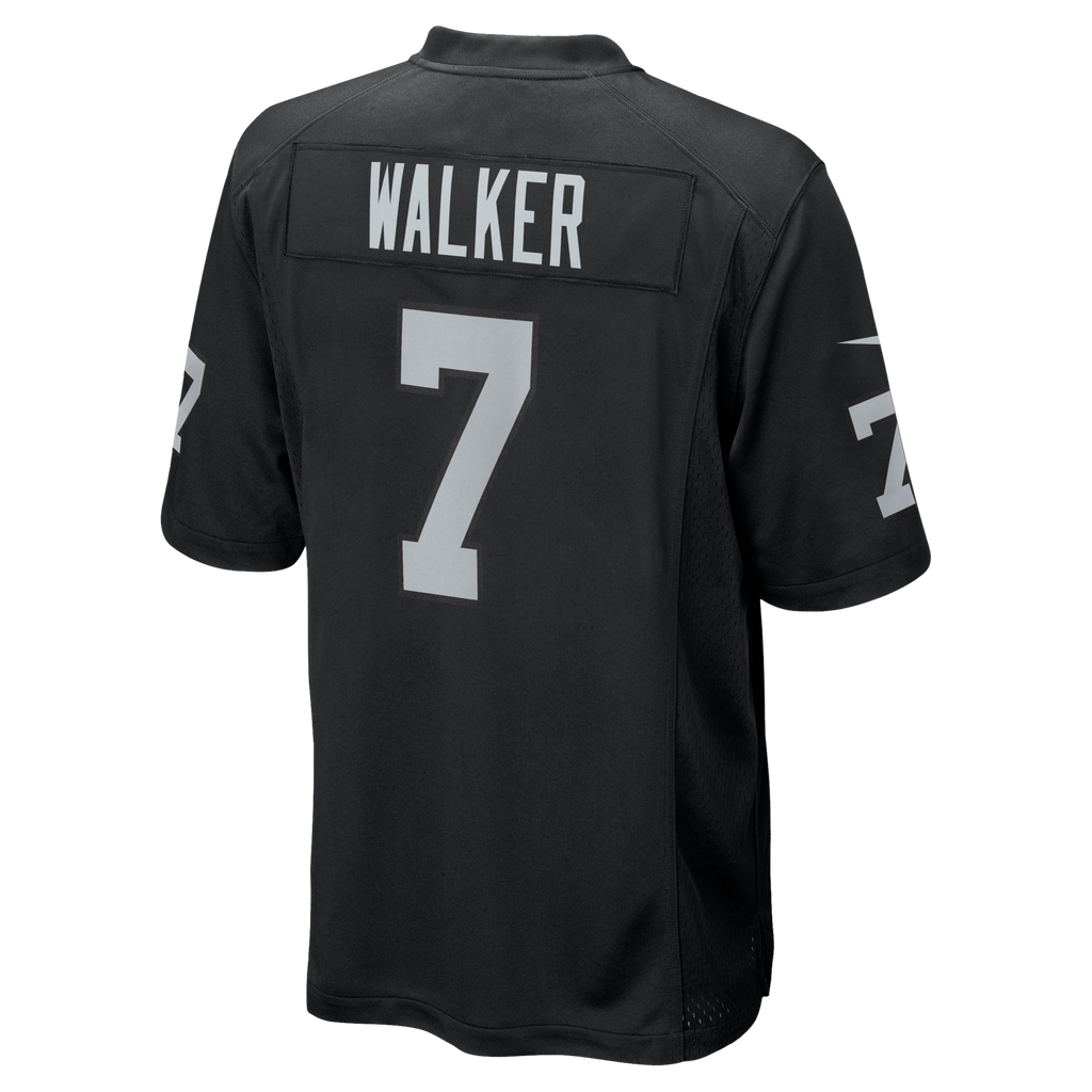 Las Vegas Raiders Quay Walker Black Team Game Football Jersey