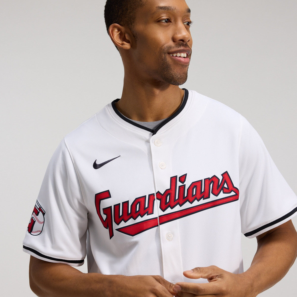 Cleveland Guardians Jose Ramirez White Home Limited Player Baseball Jersey
