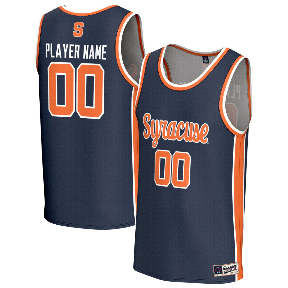 Syracuse Orange NIL Pick-A-Player Basketball Lightweight Jersey - Navy