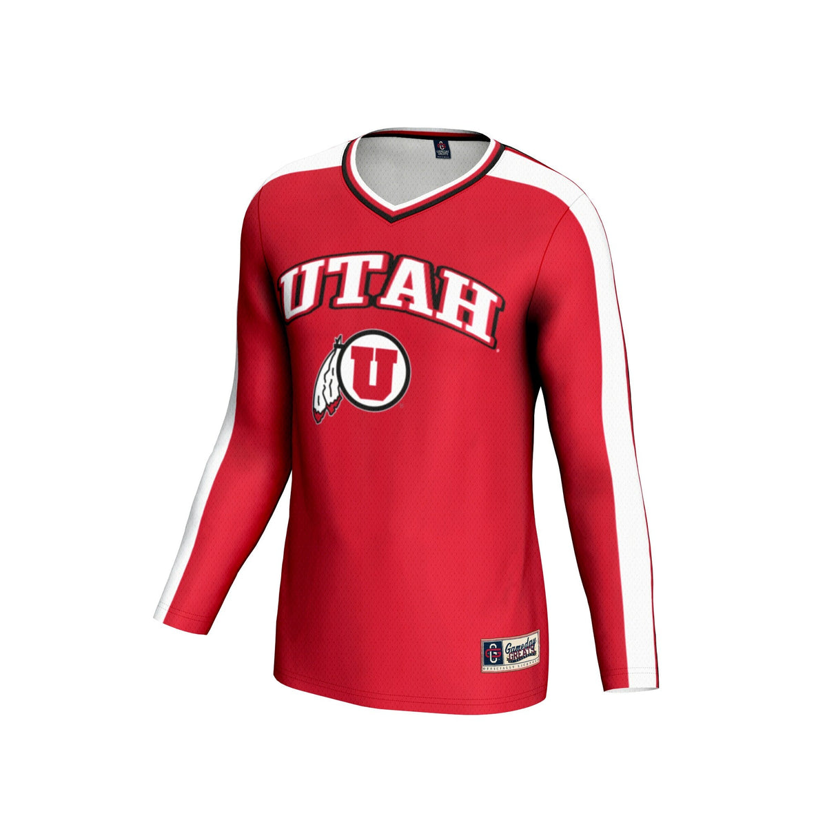 Utah Utes #1 Lightweight Volleyball Fashion Jersey - Red