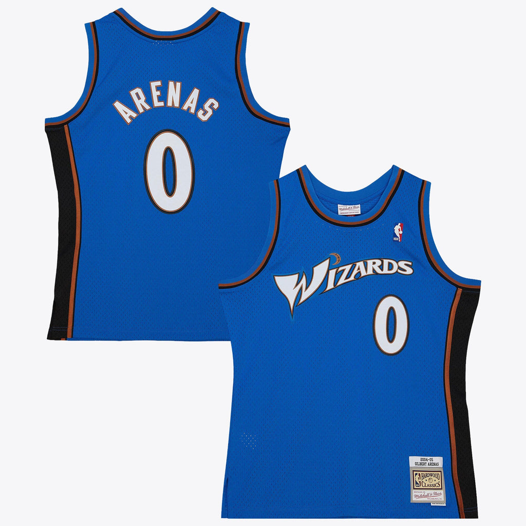 Washington Wizards Gilbert Arenas 2004 Dark Jersey - Blue