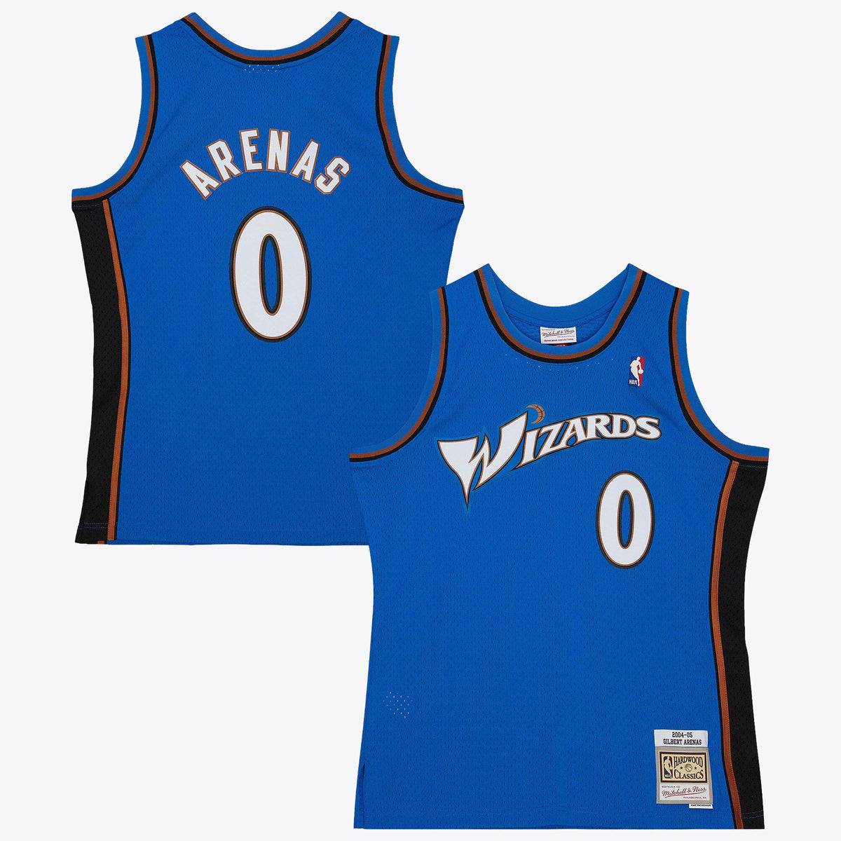 Washington Wizards Gilbert Arenas 2004 Dark Jersey - Blue