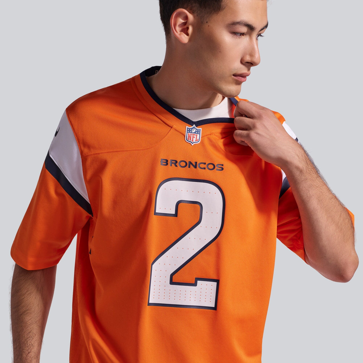 Denver Broncos Patrick Surtain II Orange Team Game Football Jersey