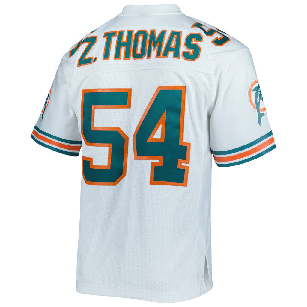 Miami Dolphins Zach Thomas White Legacy Replica Football Jersey