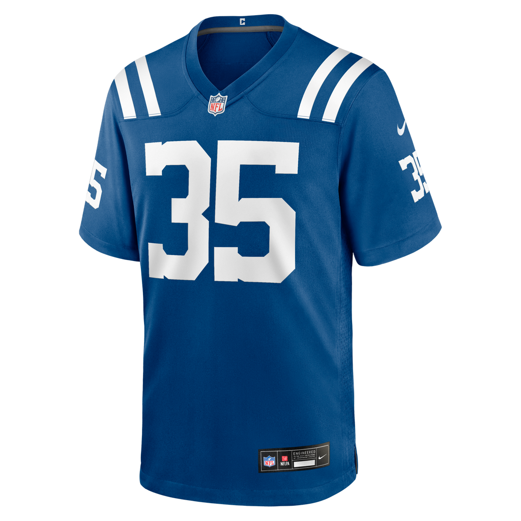 Indianapolis Colts Johnathan Edwards Royal Team Game Football Jersey