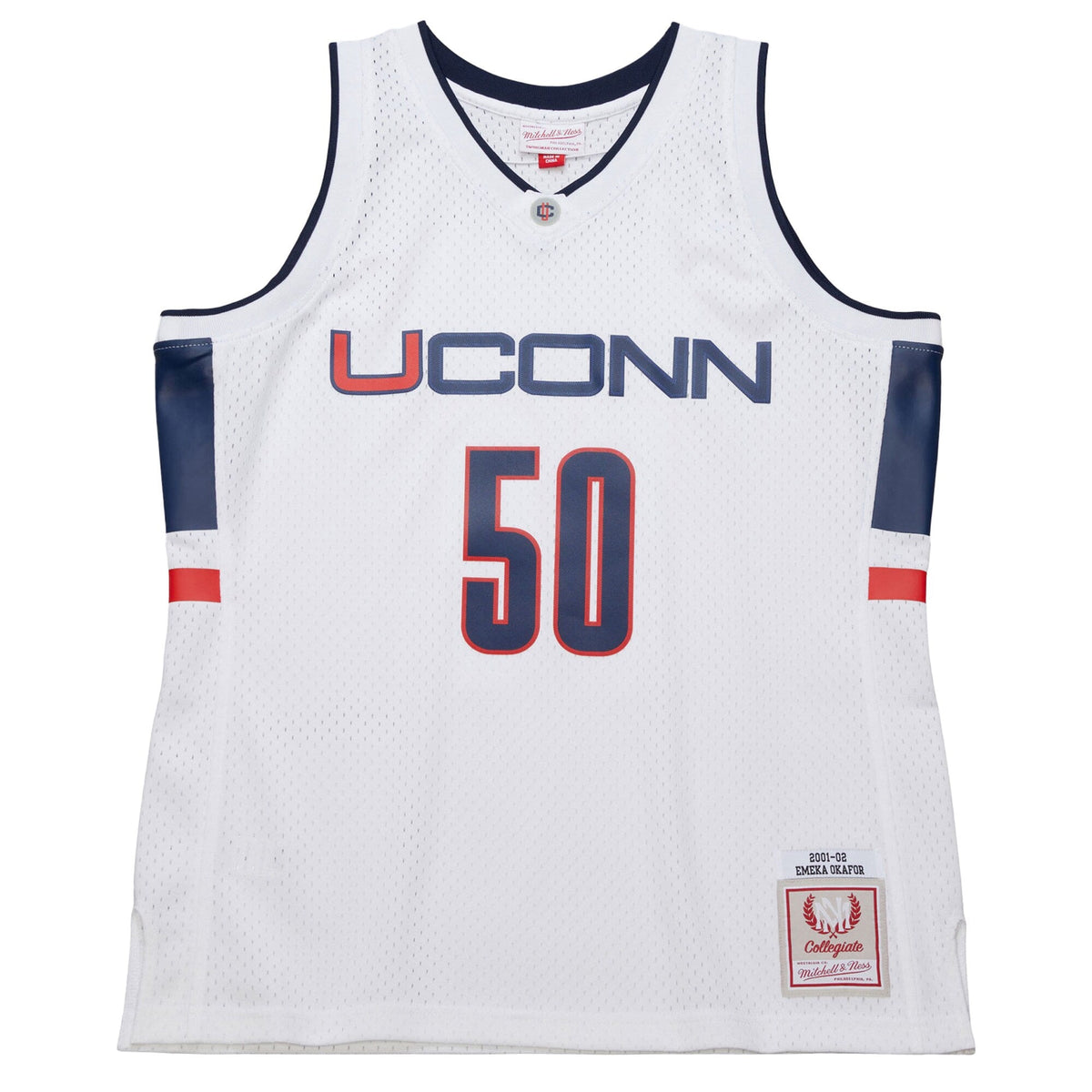 Emeka Okafor UConn Huskies 2001/02 Swingman Replica Jersey - White