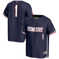 #1 Navy Fresno State Bulldogs Lightweight Baseball Jersey