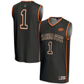 #1 Oklahoma State Cowboys Lightweight Basketball Jersey - Black