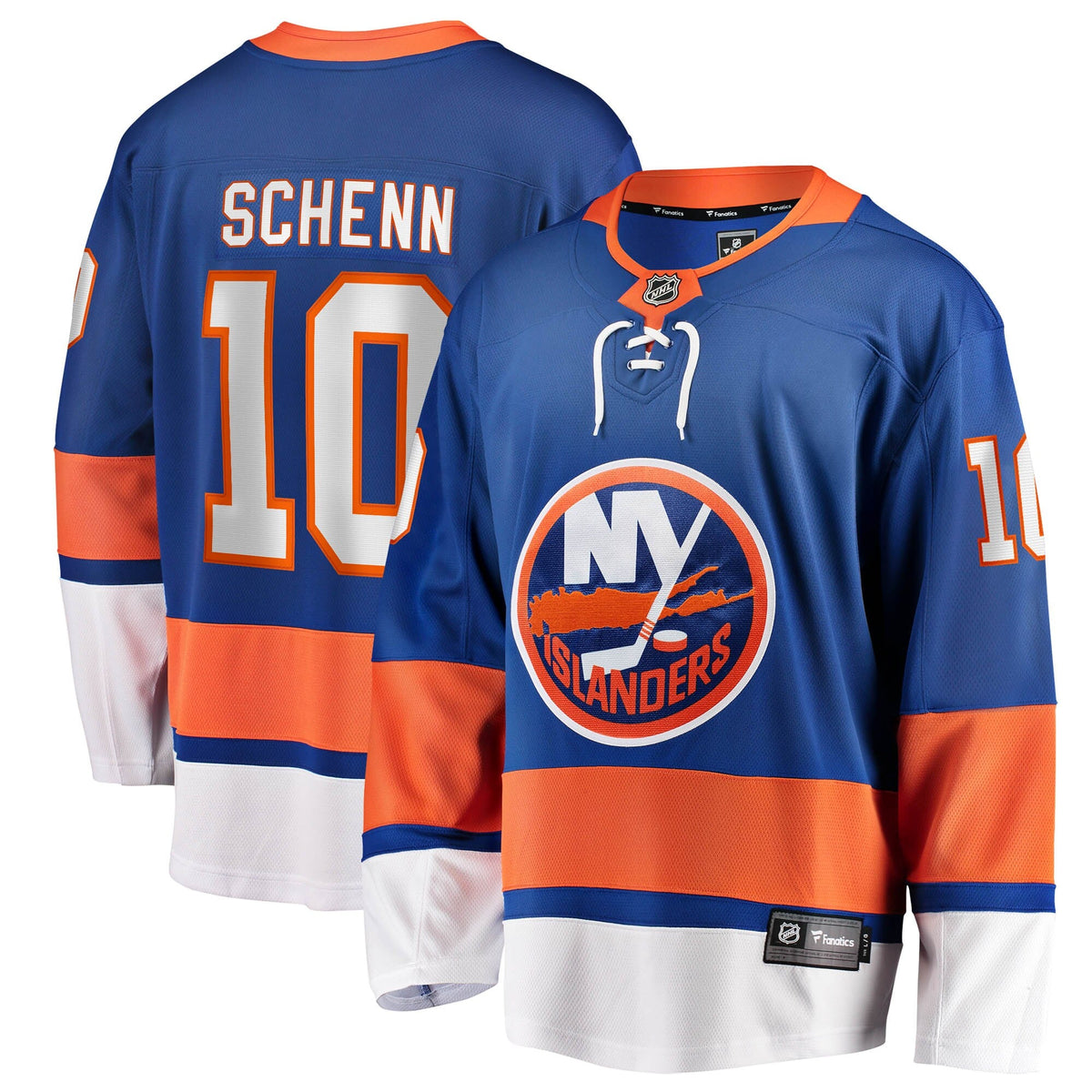 New York Islanders Brayden Schenn Blue Home Breakaway Hockey Jersey