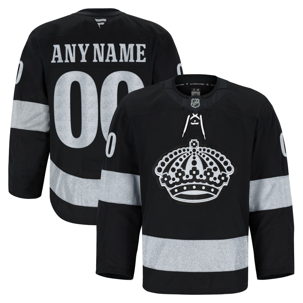 Los Angeles Kings Black Alternate Pro Custom Jersey