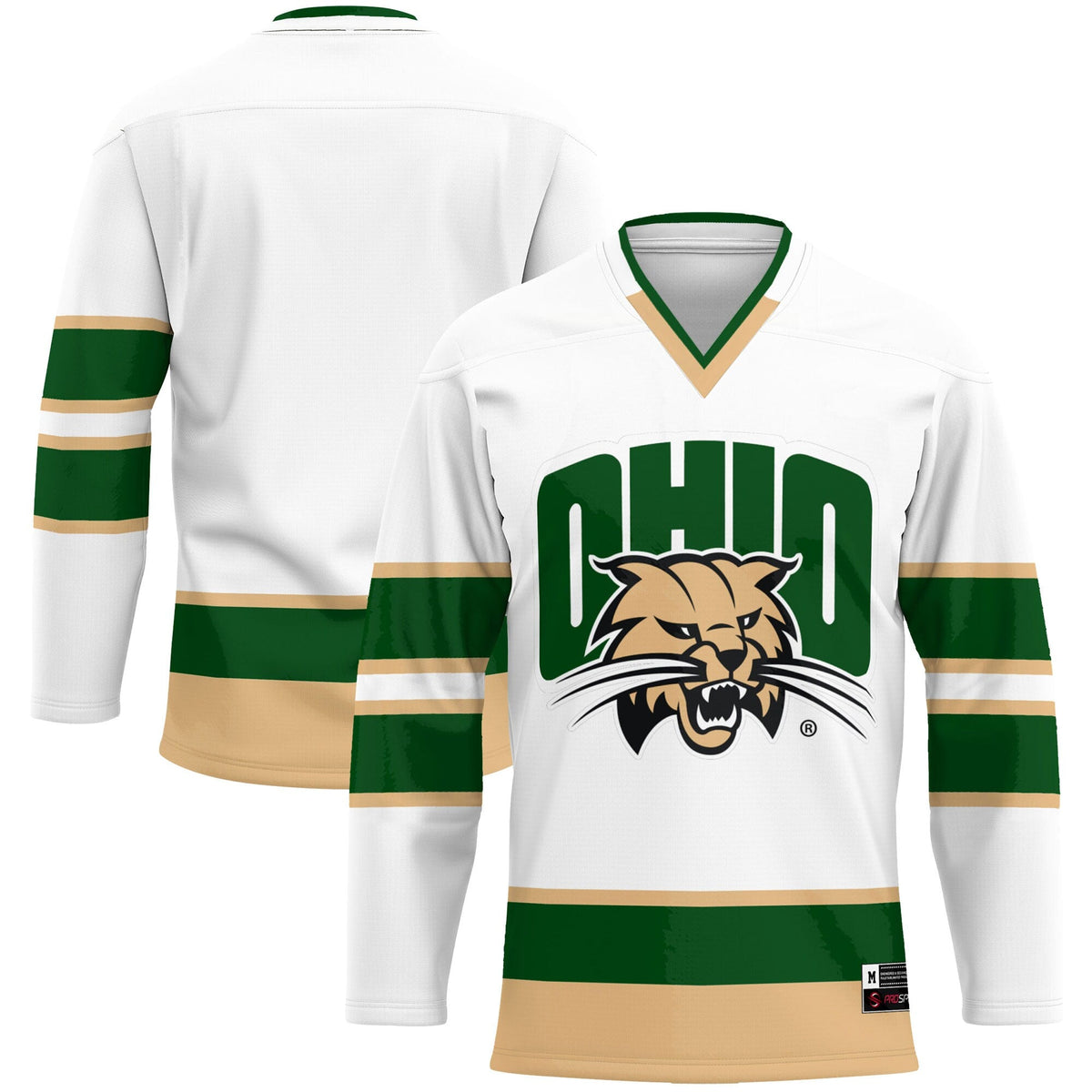 Ohio Bobcats Hockey Jersey - Green