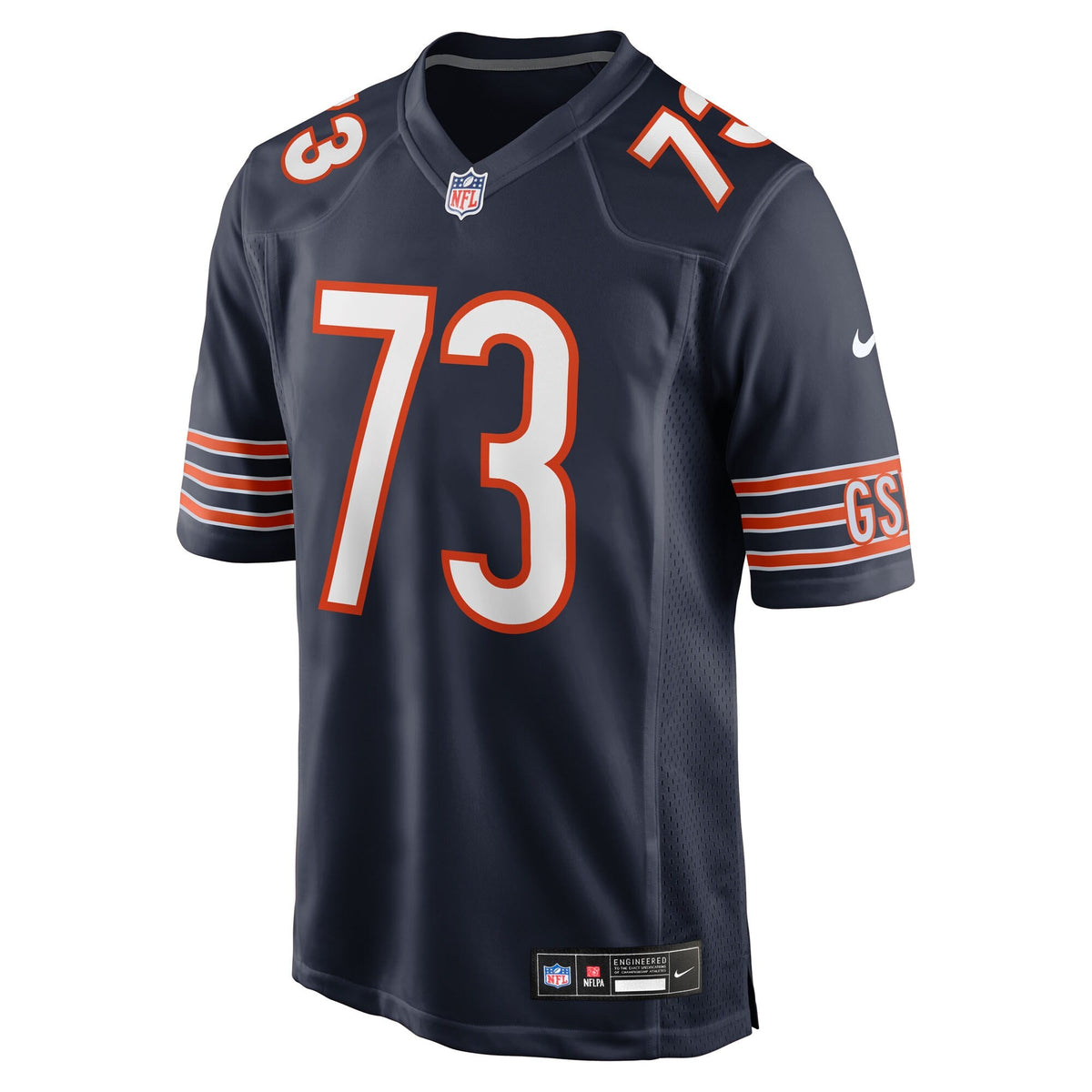 Chicago Bears Jonah Jackson Navy Team Game Football Jersey