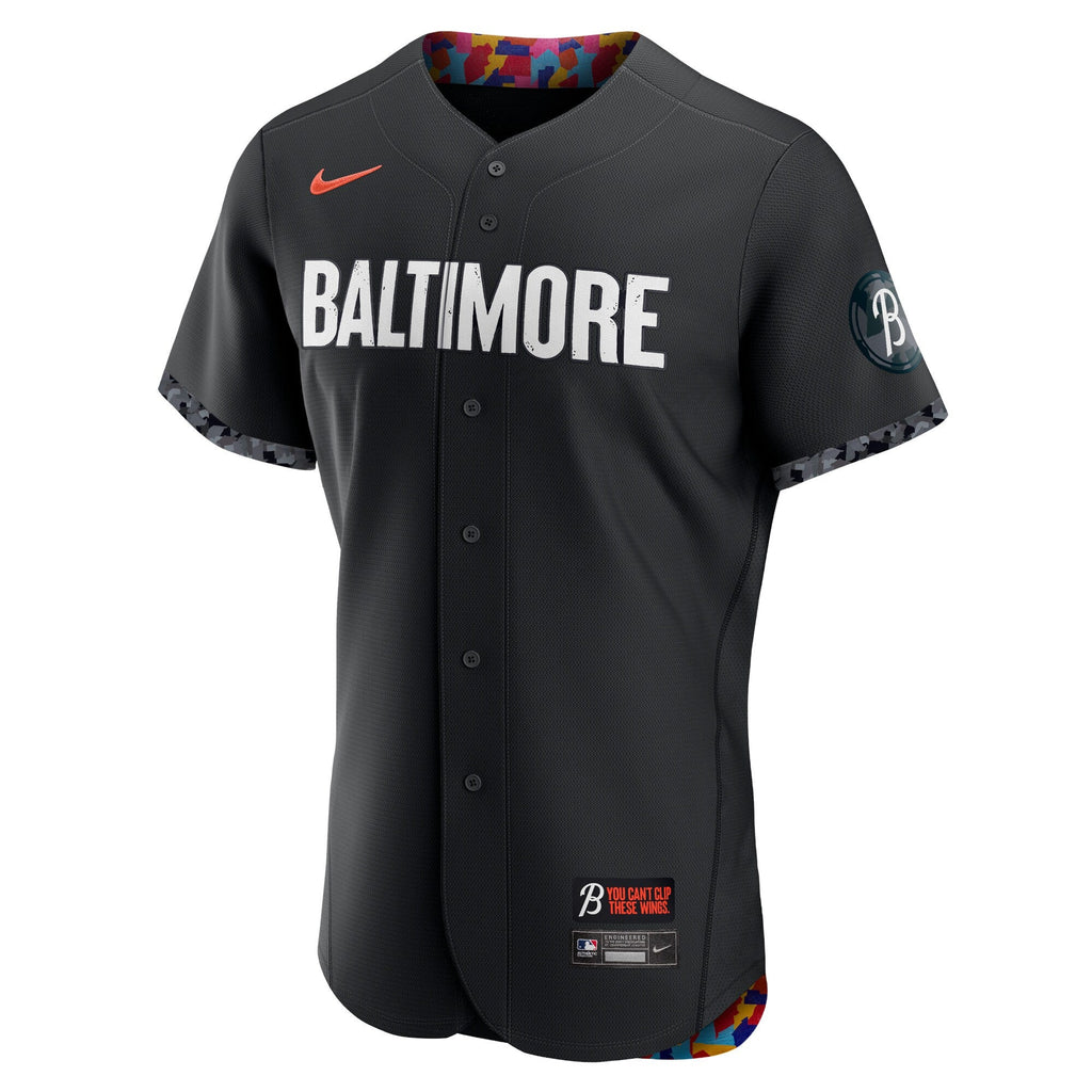 Baltimore Orioles Black City Connect Baseball Jersey