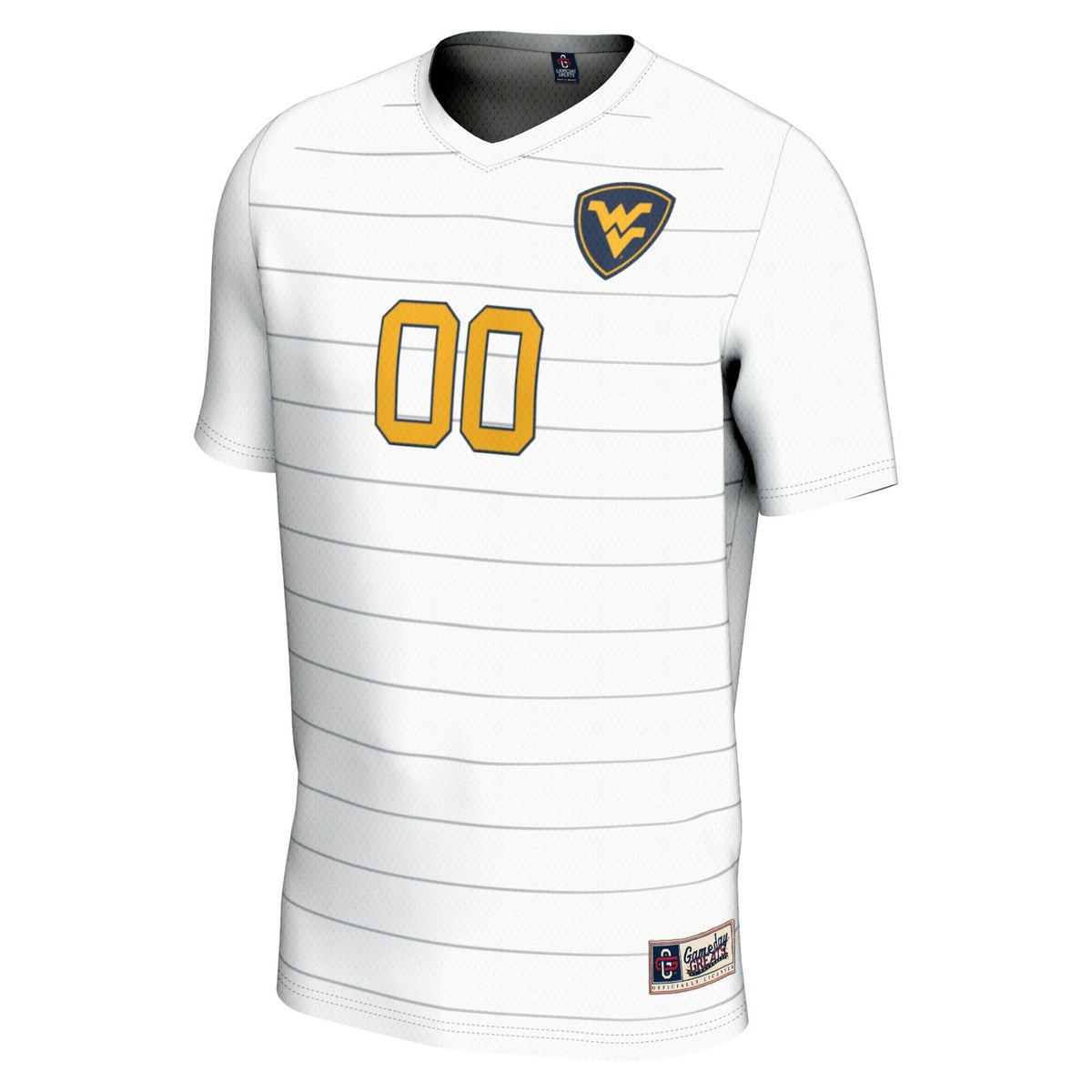 West Virginia Mountaineers Pick-A-Player NIL Lightweight Soccer Jersey - White