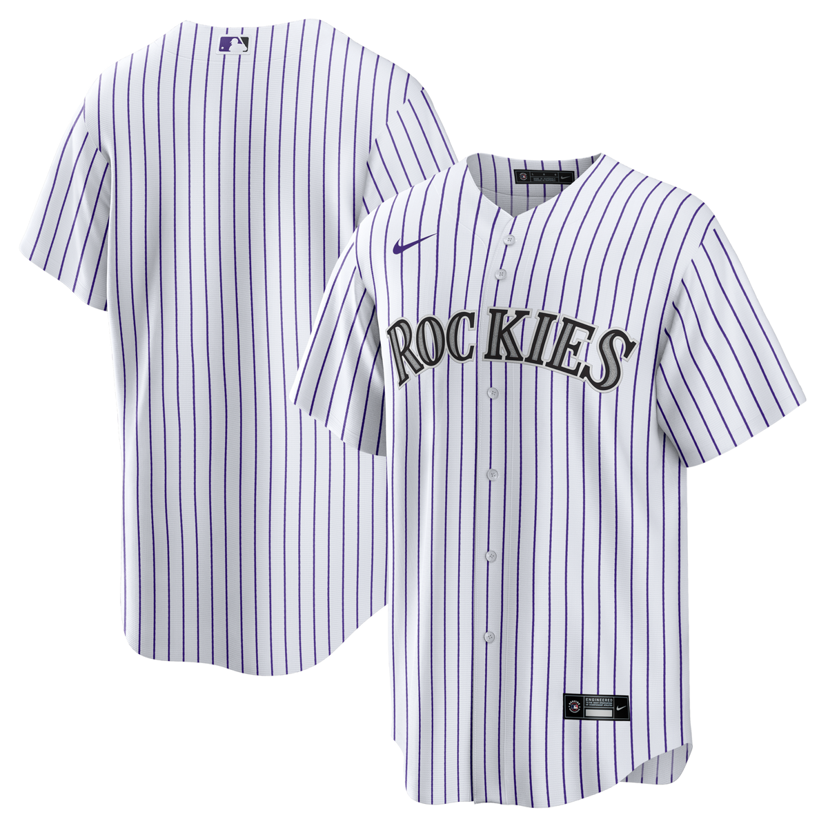 Colorado Rockies White Home Big & Tall Replica Baseball Jersey