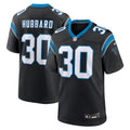 Carolina Panthers Chuba Hubbard Black Team Game Football Jersey