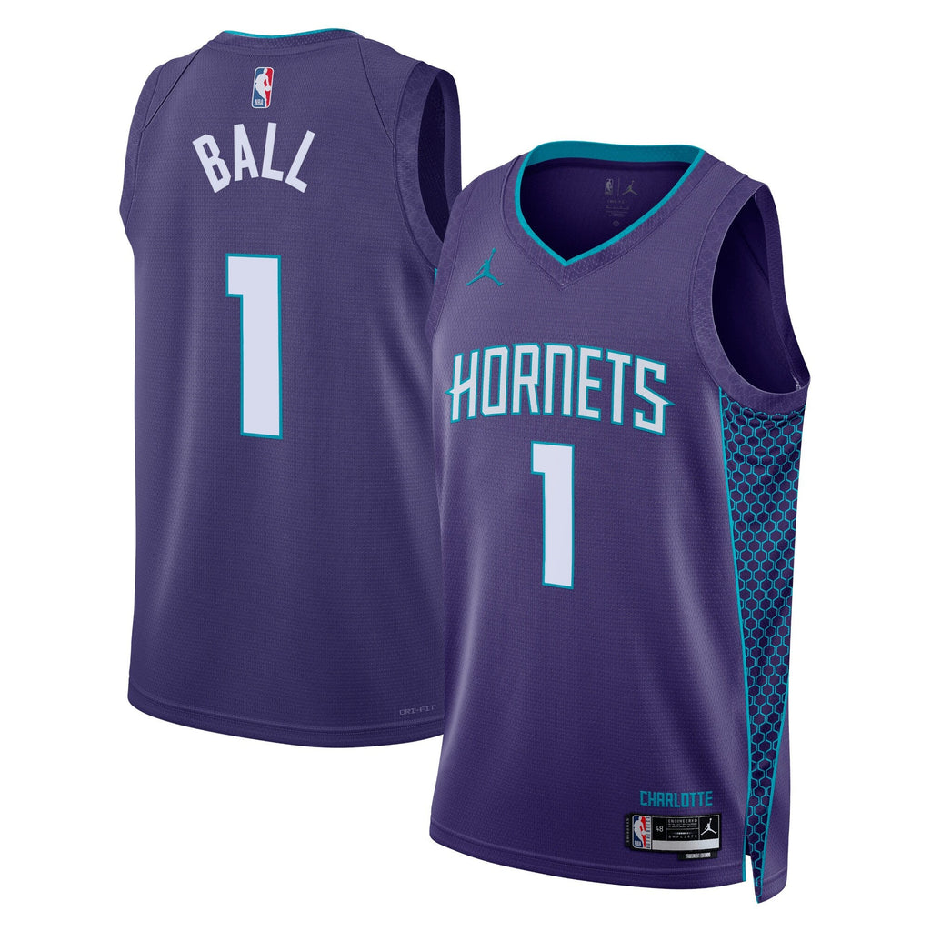 Charlotte Hornets Statement Edition Swingman Jersey - Purple - LaMelo Ball