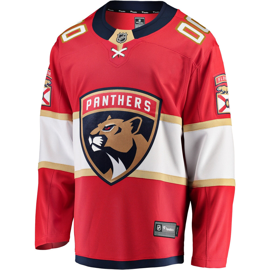 Florida Panthers Red Home Breakaway Custom Hockey Jersey