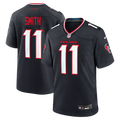 Houston Texans Tremon Smith Navy Team Game Football Jersey