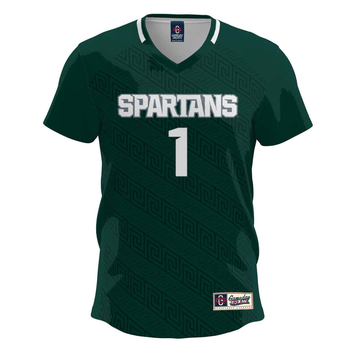 #1 Michigan State Spartans Lightweight Soccer Team Jersey - Green