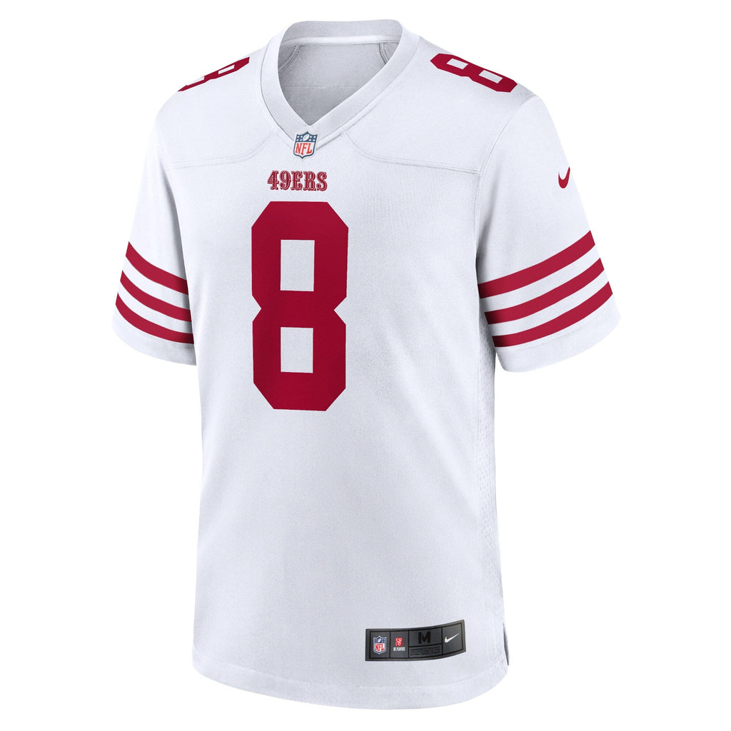 San Francisco 49ers Steve Young White Retired Player Game Football Jersey
