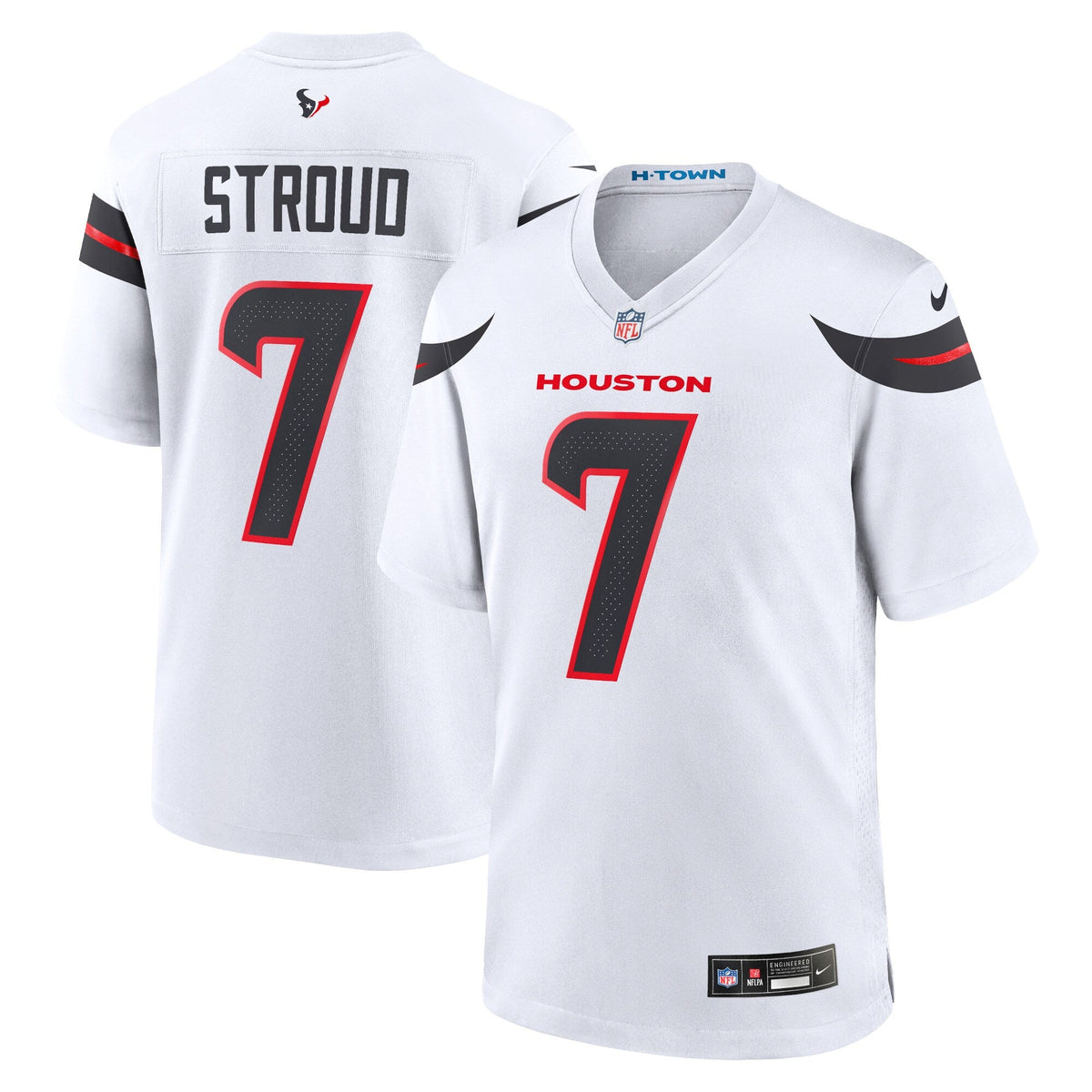 Houston Texans C.J. Stroud White Game Football Jersey