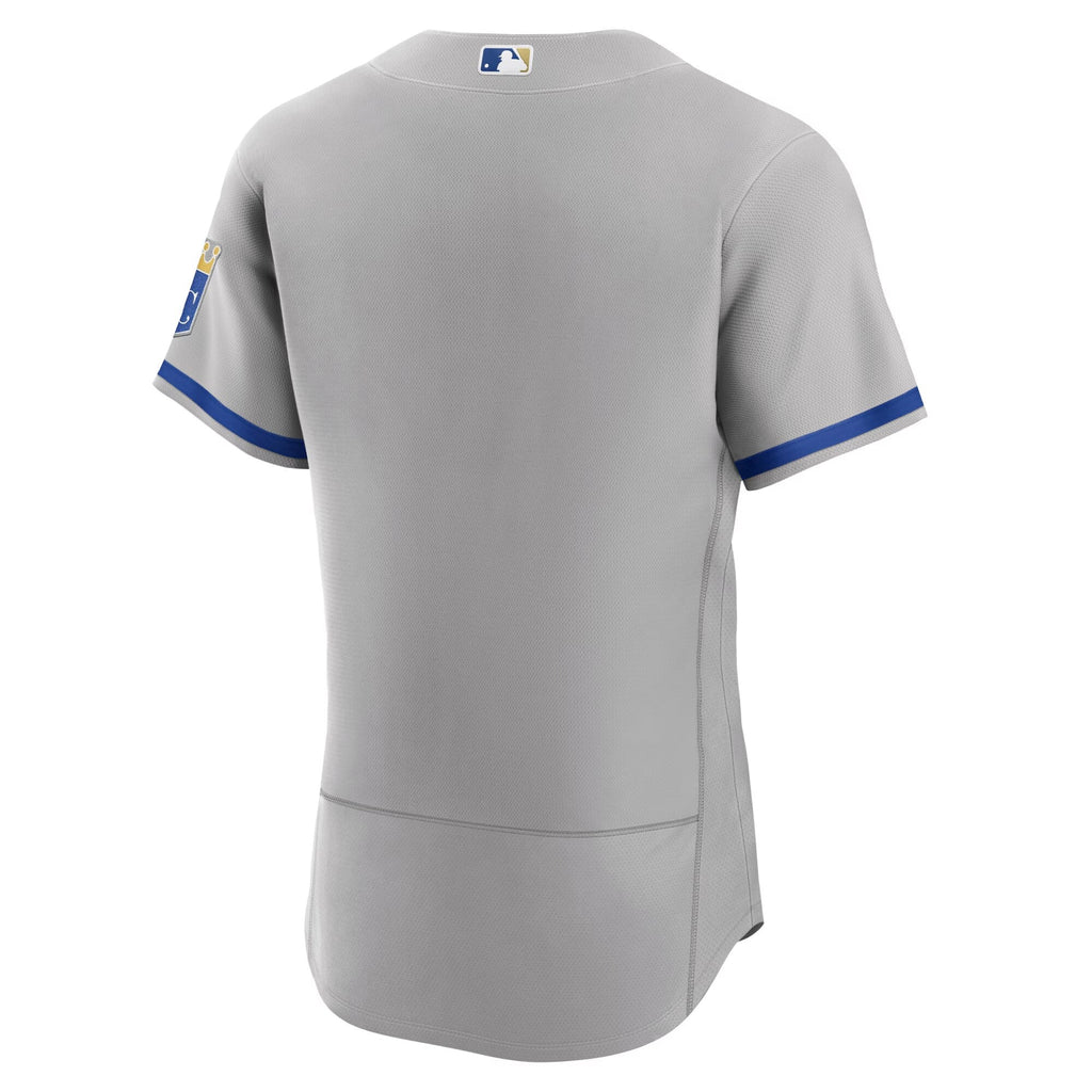 Kansas City Royals Gray 2022 Road Baseball Jersey