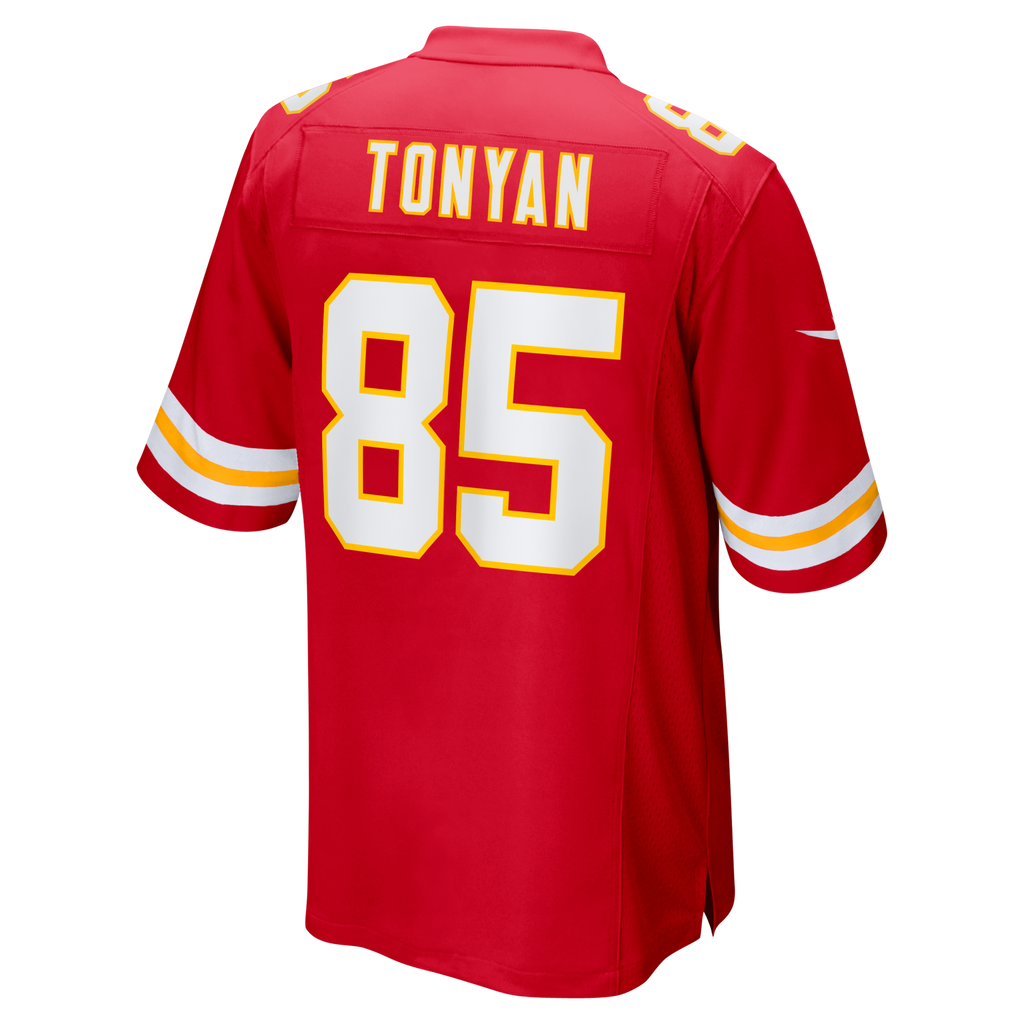 Kansas City Chiefs Robert Tonyan Red Team Game Football Jersey