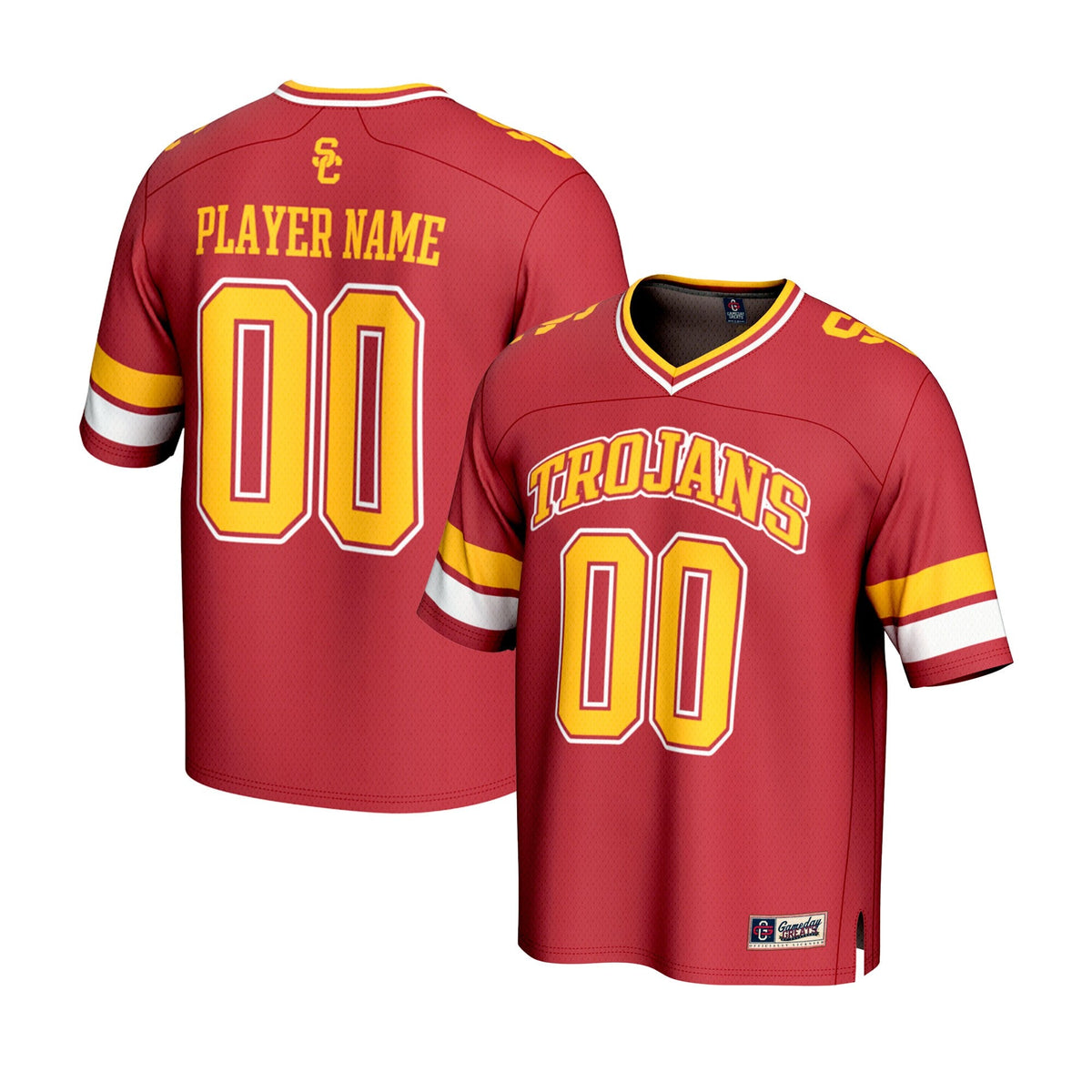 USC Trojans NIL Pick-A-Player Lightweight Football Fashion Jersey - Cardinal