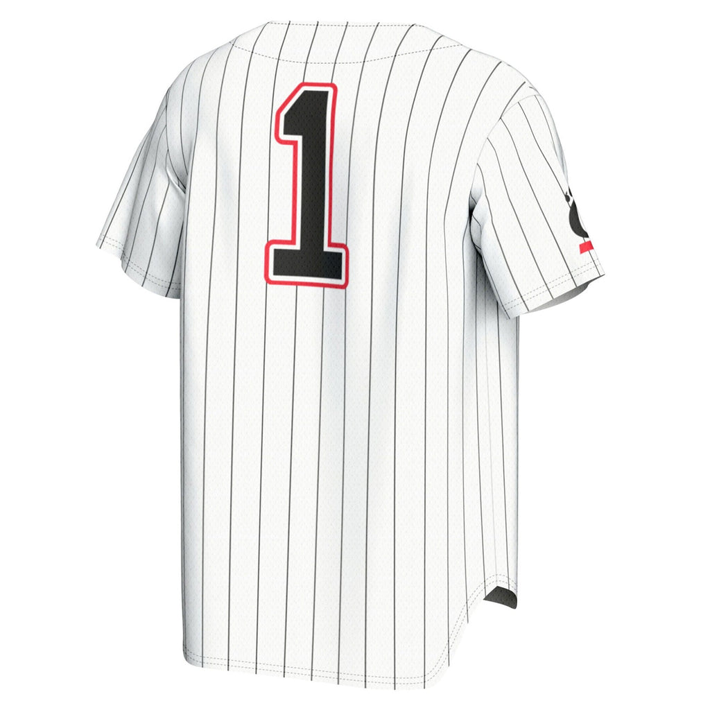 #1 Cincinnati Bearcats Lightweight Baseball Fashion Jersey - White
