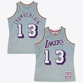 Los Angeles Lakers 1971 75th Swingman Jersey - Silver - Style 204329779