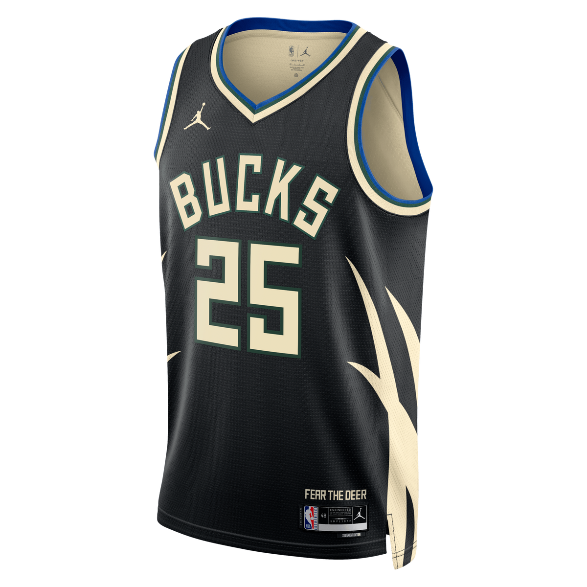 Milwaukee Bucks Statement Edition Swingman Jersey - Hunter Green - Kasparas Jakučionis