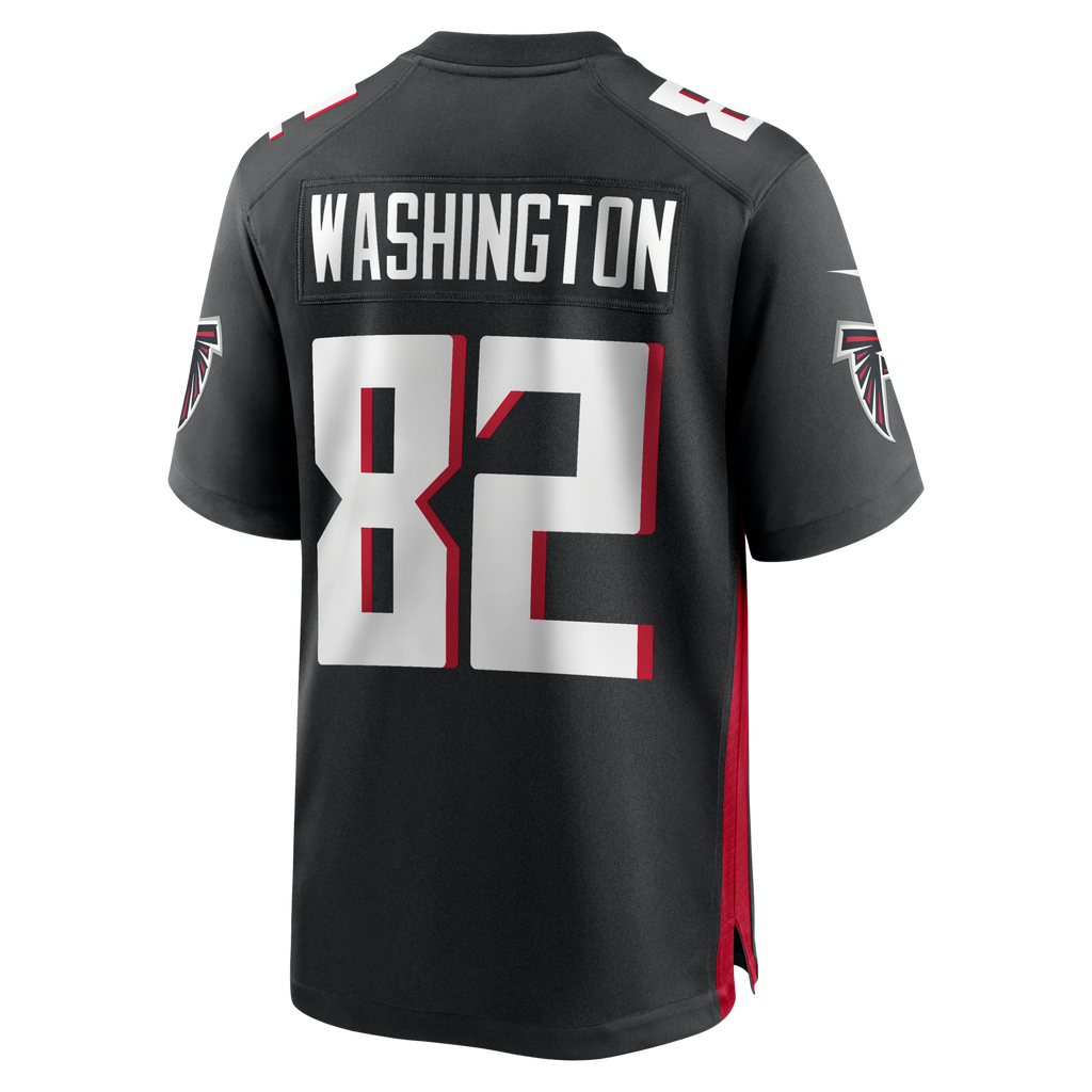 Atlanta Falcons Casey Washington Black Team Game Football Jersey